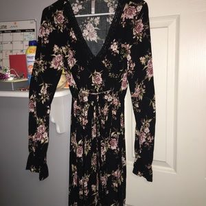 Black Flower Dress